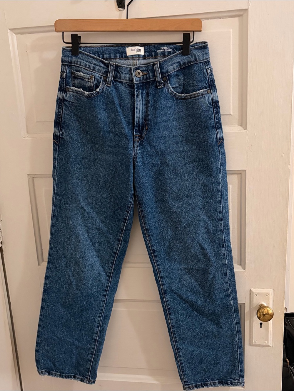 kensie jeans mila high rise straight jean size 2